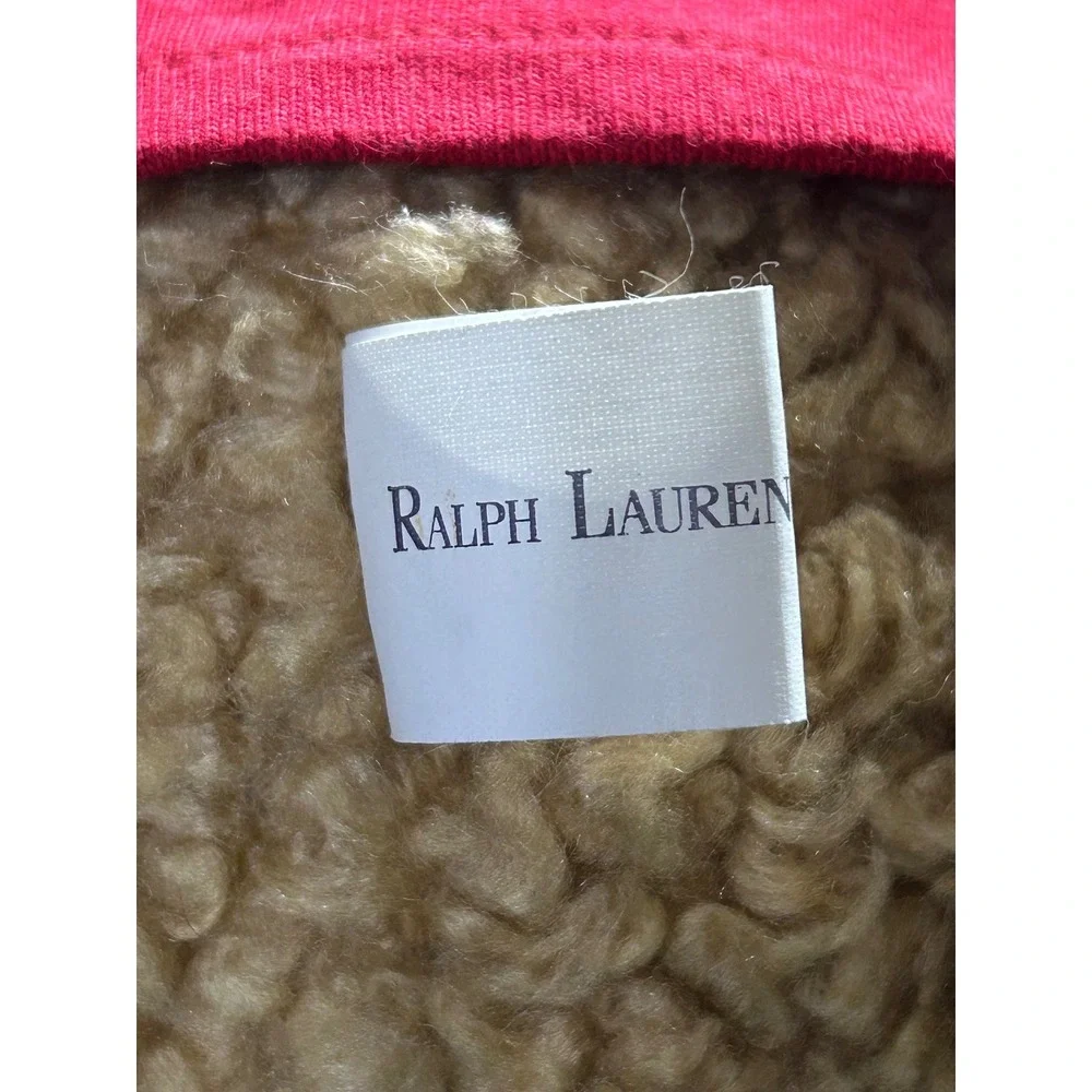 Ralph Lauren Teddy Bear Plush Red Polo Shirt Collectible 11 inch
